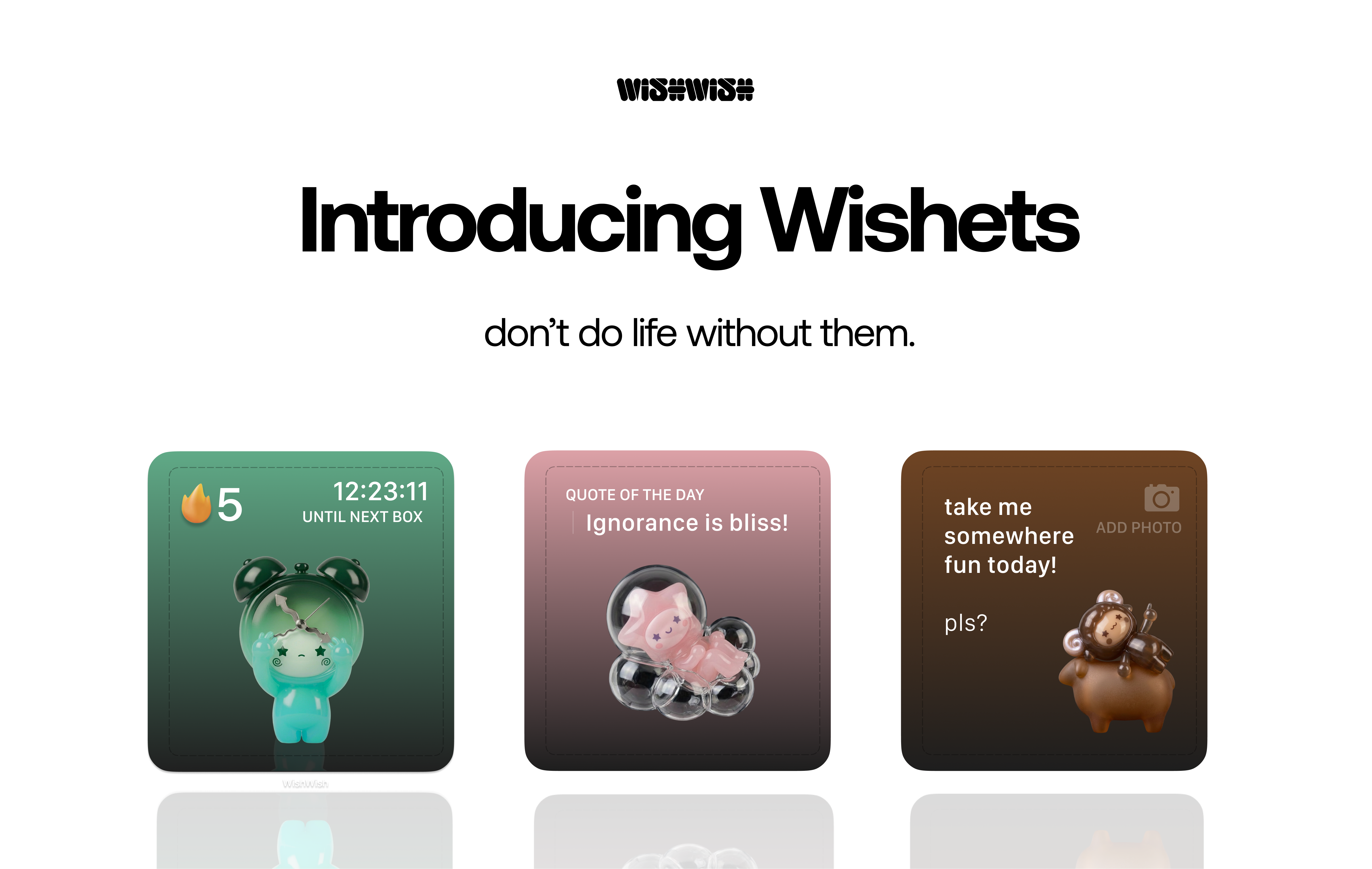 Wishwish introducing Wishets brand presentation